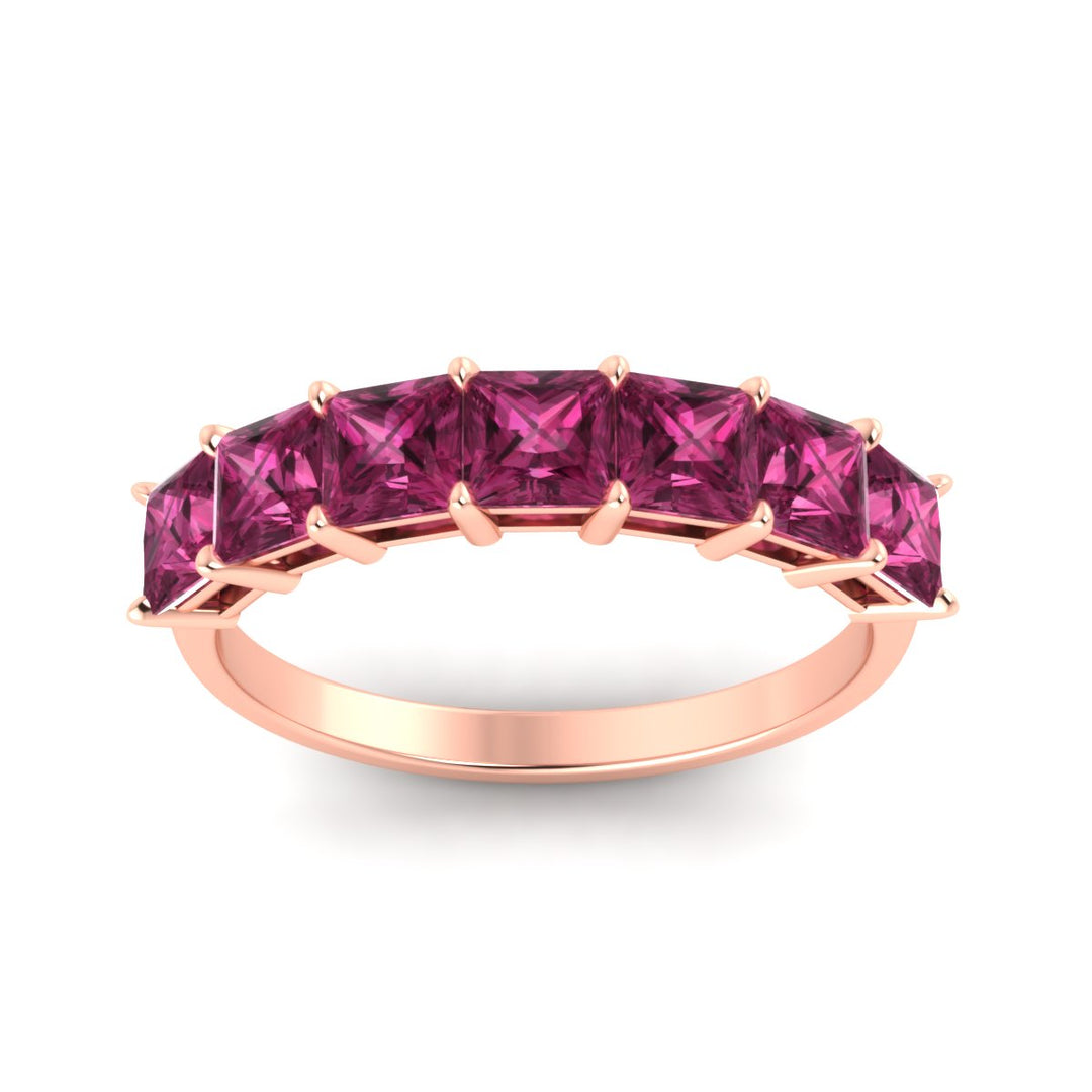 3-carat-princess-cut-7-stone-pink-sapphire-wedding-band-in-rose-gold-fdwb179prgsadrpiangle5-3.00ct-nl-rg.jpg