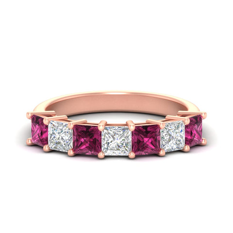 3-carat-princess-cut-7-stone-pink-sapphire-wedding-band-in-rose-gold-fdwb8008prgsadrpisleep-3.00ct-nl-rg.jpg