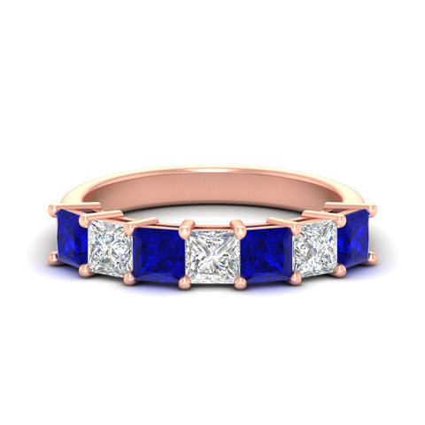 3-carat-princess-cut-7-stone-sapphire-wedding-band-in-rose-gold-fdwb8008prgsablsleep-3.00ct-nl-rg.jpg