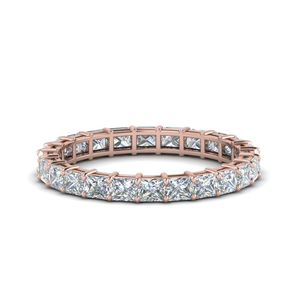 3 Carat Princess Cut Diamond Eternity Ring