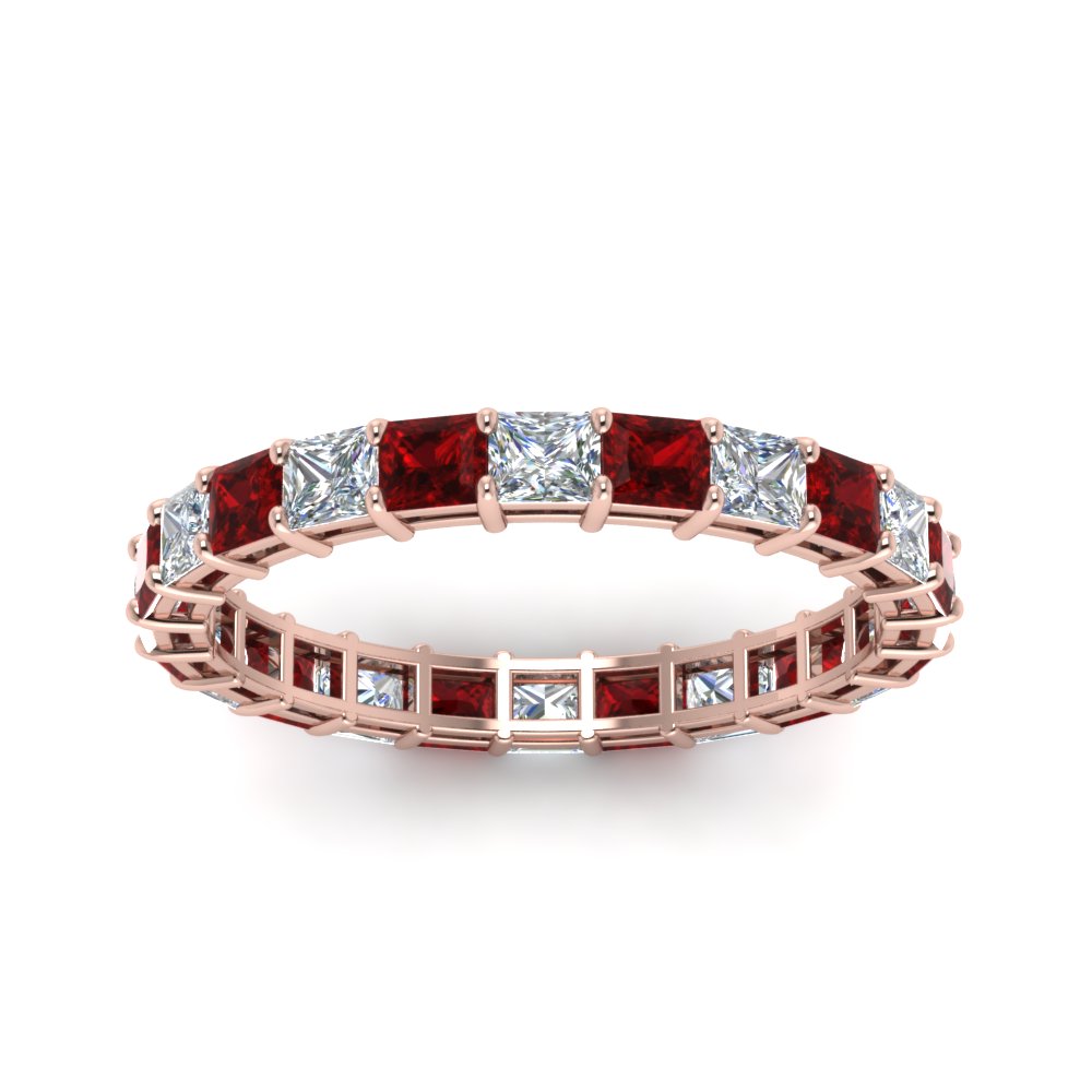 3-carat-princess-cut-diamond-eternity-ring-with-ruby-in-rose-gold-FDEWB8675PR-3.0CTGRUDRANGLE5-NL-RG