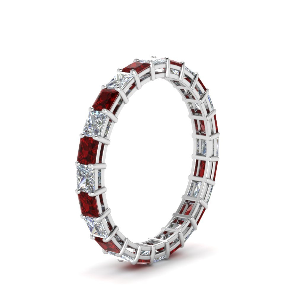 3-carat-princess-cut-diamond-eternity-ring-with-ruby-in-white-gold-FDEWB8675PR-3.0CTGRUDRANGLE2-NL-WG