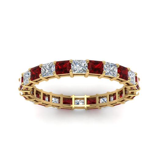 3-carat-princess-cut-diamond-eternity-ring-with-ruby-in-yellow-gold-FDEWB8675PR-3.0CTGRUDRANGLE5-NL-YG
