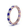 Load image into Gallery viewer, 3-carat-princess-cut-diamond-eternity-ring-with-sapphire-in-rose-gold-FDEWB8675PR-3.0CTGSABLANGLE2-NL-RG
