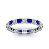 Load image into Gallery viewer, 3-carat-princess-cut-diamond-eternity-ring-with-sapphire-in-white-gold-FDEWB8675PR-3.0CTGSABLANGLE5-NL-WG