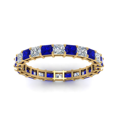 3-carat-princess-cut-diamond-eternity-ring-with-sapphire-in-yellow-gold-FDEWB8675PR-3.0CTGSABLANGLE5-NL-YG