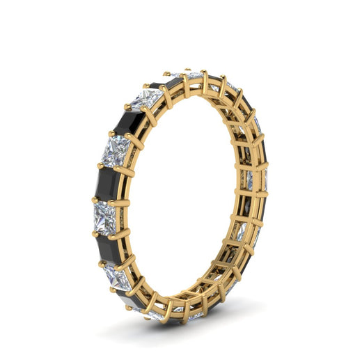 3-carat-princess-cut-eternity-ring-in-yellow-gold-with-black-diamond-in-yellow-gold-FDEWB8675PR-3.0CTGBLACKANGLE2-NL-YG