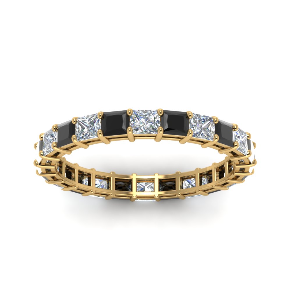 3-carat-princess-cut-eternity-ring-in-yellow-gold-with-black-diamond-in-yellow-gold-FDEWB8675PR-3.0CTGBLACKANGLE5-NL-YG