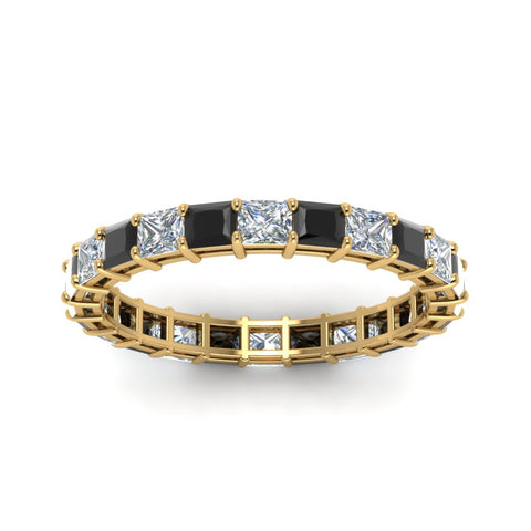 3-carat-princess-cut-eternity-ring-in-yellow-gold-with-black-diamond-in-yellow-gold-FDEWB8675PR-3.0CTGBLACKANGLE5-NL-YG