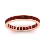 Load image into Gallery viewer, 3-carat-princess-cut-women_s-eternity-ruby-wedding-band-in-rose-gold-FDEWB160PRBGRUDRANGLE5-3.00CT-NL-RG.jpg?v=1766128419