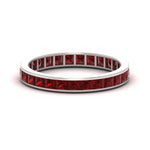 Load image into Gallery viewer, 3-carat-princess-cut-women_s-eternity-ruby-wedding-band-in-white-gold-FDEWB160PRBGRUDR-3.00CT-NL-WG.jpg?v=1766128419