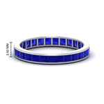 Load image into Gallery viewer, 3-carat-princess-cut-women_s-eternity-sapphire-wedding-band-in-white-gold-FDEWB160PRBGSABL-3.00CT-NL-WG-HW.jpg?v=1766128419