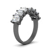 Load image into Gallery viewer, 3-carat-radiant-cut-diamond-wedding-band-for-women-in-black-gold-FD8008RABANGLE2-3.00CT-NL-BG