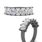 Load image into Gallery viewer, 3-carat-radiant-cut-diamond-wedding-band-for-women-in-black-gold-FD8008RABANGLE3-3.00CT-NL-BG
