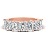 Load image into Gallery viewer, 3-carat-radiant-cut-diamond-wedding-band-for-women-in-rose-gold-FD8008RAB-3.00CT-NL-RG
