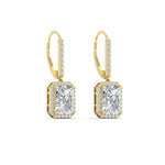 Load image into Gallery viewer, 3-carat-rectangular-halo-diamond-lever-back-earrings-in-yellow-gold-FD-EAR11235RAANGLE3-3.00CT-NL-YG
