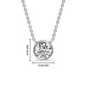Thumbnail 9 - 3 Carat Round Bezel Solitaire Diamond Pendant