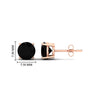 Load image into Gallery viewer, 3-carat-round-black-diamond-stud-earring-for-women-in-rose-gold-fdear10411rogblackangle2-3.00ct-nl-rg-hw_6558a03b-42e3-4694-8c7a-d681fdd8fe2d.jpg?v=1765339397