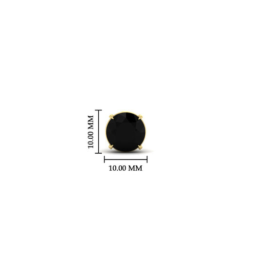 3 Carat Round Cut Diamond Stud Earring For Men