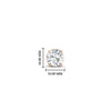 Load image into Gallery viewer, 3 Carat Round Cut Diamond Stud Earring For Men