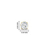 Load image into Gallery viewer, 3 Carat Round Cut Diamond Stud Earring For Men