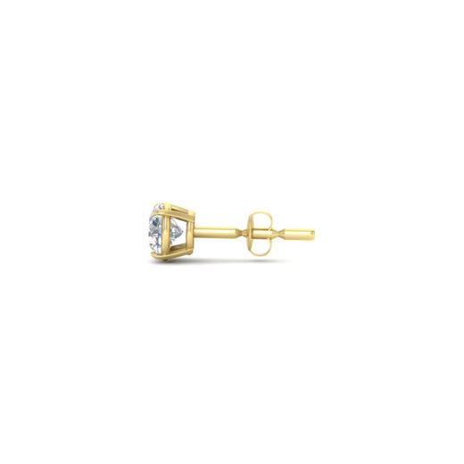 3 Carat Round Cut Diamond Stud Earring For Men