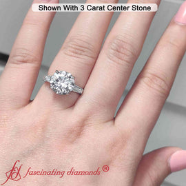 Tapered Baguette Engagement Ring
