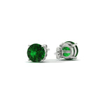 Load image into Gallery viewer, 3-carat-round-emerald-stud-earring-for-women-in-white-gold-fdear10411rogemgrangle4-3.00ct-nl-wg_45319b1a-3386-4e75-9fd0-ead29bd87eaa.jpg?v=1765339406
