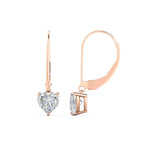 Load image into Gallery viewer, 3-carat-solitaire-heart-diamond-lever-back-earrings-in-rose-gold-FDEAR11236HT-3.00CT-NL-RG.jpg
