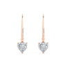 Load image into Gallery viewer, 3-carat-solitaire-heart-diamond-lever-back-earrings-in-rose-gold-FDEAR11236HT-3.00CT-NL-RG.jpg