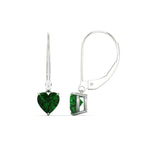 Load image into Gallery viewer, 3-carat-solitaire-heart-emerald-lever-back-earrings-in-white-gold-FDEAR11236HTGEMGR-3.00CT-NL-WG.jpg
