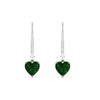 Load image into Gallery viewer, 3-carat-solitaire-heart-emerald-lever-back-earrings-in-white-gold-FDEAR11236HTGEMGR-3.00CT-NL-WG.jpg