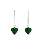Load image into Gallery viewer, 3-carat-solitaire-heart-emerald-lever-back-earrings-in-white-gold-FDEAR11236HTGEMGR-3.00CT-NL-WG.jpg
