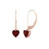 Load image into Gallery viewer, 3-carat-solitaire-heart-ruby-lever-back-earrings-in-rose-gold-FDEAR11236HTGRUDR-3.00CT-NL-RG.jpg