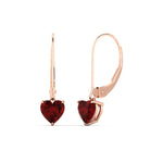 Load image into Gallery viewer, 3-carat-solitaire-heart-ruby-lever-back-earrings-in-rose-gold-FDEAR11236HTGRUDR-3.00CT-NL-RG.jpg
