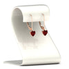 Load image into Gallery viewer, 3-carat-solitaire-heart-ruby-lever-back-earrings-in-rose-gold-FDEAR11236HTGRUDR-3.00CT-NL-RG.jpg