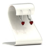 Load image into Gallery viewer, 3-carat-solitaire-heart-ruby-lever-back-earrings-in-white-gold-FDEAR11236HTGRUDR-3.00CT-NL-WG.jpg