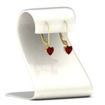 Load image into Gallery viewer, 3-carat-solitaire-heart-ruby-lever-back-earrings-in-yellow-gold-FDEAR11236HTGRUDR-3.00CT-NL-YG.jpg
