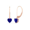 Load image into Gallery viewer, 3-carat-solitaire-heart-sapphire-lever-back-earrings-in-rose-gold-FDEAR11236HTGSABL-3.00CT-NL-RG.jpg