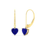 Load image into Gallery viewer, 3-carat-solitaire-heart-sapphire-lever-back-earrings-in-yellow-gold-FDEAR11236HTGSABL-3.00CT-NL-YG.jpg

