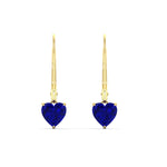 Load image into Gallery viewer, 3-carat-solitaire-heart-sapphire-lever-back-earrings-in-yellow-gold-FDEAR11236HTGSABL-3.00CT-NL-YG.jpg
