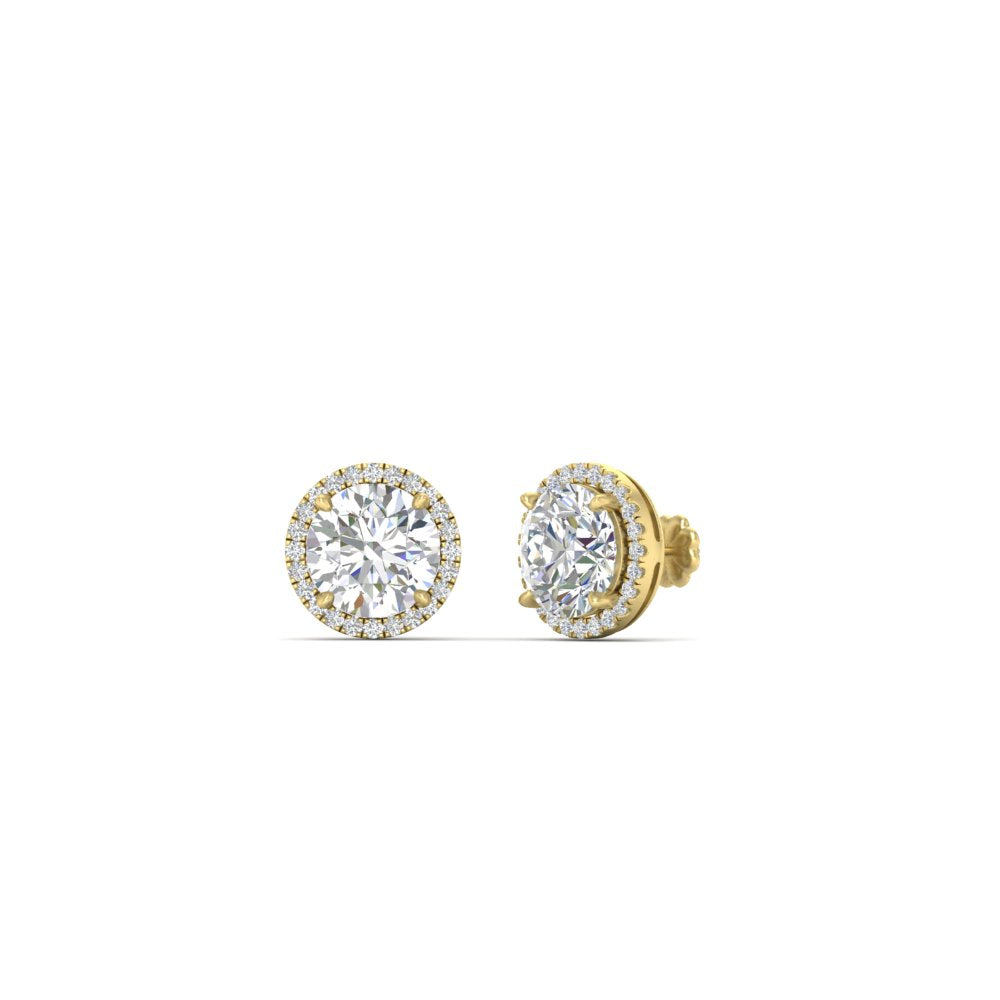 3-carat-sparkling-round-halo-diamond-stud-earrings-in-yellow-gold-FDEAR10985ROANGLE1-3.00CT-NL-YG