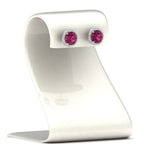 Load image into Gallery viewer, 3-carat-sparkling-round-halo-pink-sapphire-stud-earrings-in-white-gold-FDEAR10985ROGSADRPIANGLE1-3.00CT-NL-WG
