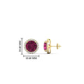 Thumbnail 43 - 3-carat-sparkling-round-halo-pink-sapphire-stud-earrings-in-yellow-gold-FDEAR10985ROGSADRPIANGLE1-3.00CT-NL-YG