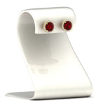 Load image into Gallery viewer, 3-carat-sparkling-round-halo-ruby-stud-earrings-in-yellow-gold-FDEAR10985ROGRUDRANGLE1-3.00CT-NL-YG
