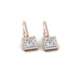 Load image into Gallery viewer, 3-carat-square-halo-diamond-lever-back-earrings-in-rose-gold-FDEAR-11235PR-3.00CT-NL-RG.jpg
