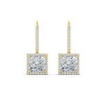 Load image into Gallery viewer, 3-carat-square-halo-diamond-lever-back-earrings-in-yellow-gold-FDEAR-11235PR-3.00CT-NL-YG.jpg
