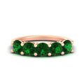 Thumbnail 13 - 3-carat-wedding-anniversary_20-ring-round-emerald-in-rose-gold-FDENS141ROBGEMGR-3.00CT-NL-RG