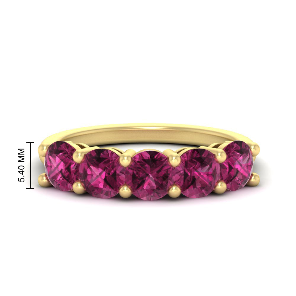 3-carat-wedding-anniversary_20-ring-round-pink-sapphire-in-yellow-gold-FDENS141ROBGSADRPI-3.00CT-NL-YG-HW