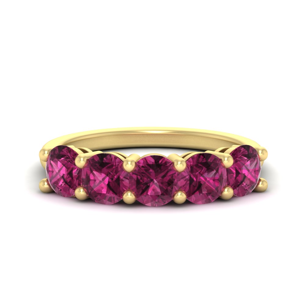 3-carat-wedding-anniversary_20-ring-round-pink-sapphire-in-yellow-gold-FDENS141ROBGSADRPI-3.00CT-NL-YG